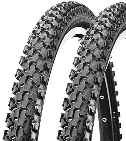 ECOVELO 2 COPERTONI 14 X 1 3/8 X 1 5/8 (44-288) Pneumatici Neri in Gomma 14“ per Mountain Bike MTB Bicicletta Bimbo