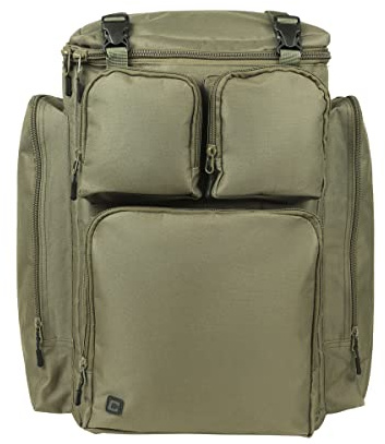 Carper Tackle Carp Fishing Rucksack 50 Litre Luggage Tackle Bag 6 Pockets