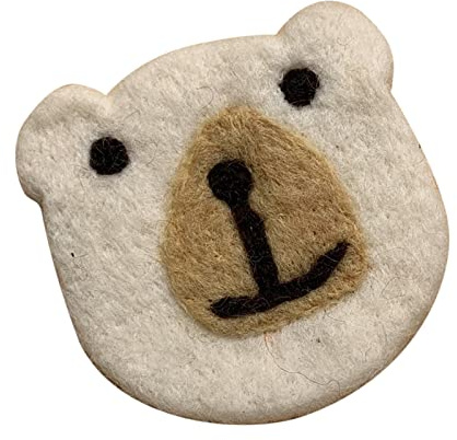 Sottobicchieri in feltro, dolcezza, isolamento morbido, evitare scivolamenti, sottobicchieri decorativi per caffè, adatti per bere comodamente caffè (bianco misura libera)