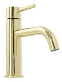 VBChome Waschbecken Armatur Gold Bad Wasserhahn Waschtisch Badarmatur Waschbeckenamatur Waschtischmischer Waschtischarmatur Modern Elegant Hohe Qualität