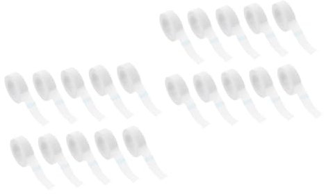 FRCOLOR 20 Rolls Medical Transparent Tapes Emergency Tape Waterproof Medical Tape Tapes Skin Adhesive Tape Cloth Tape Brace White Care Paper Tape Non-Woven Fabric