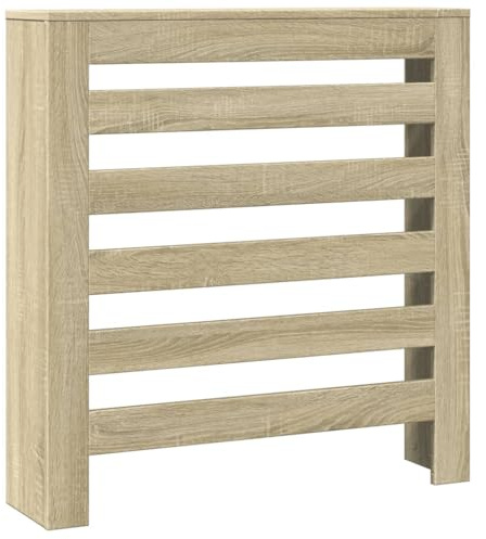 vidaXL Radiator Cover Sonoma Oak 30.7x7.9x32.3 Engineered Wood