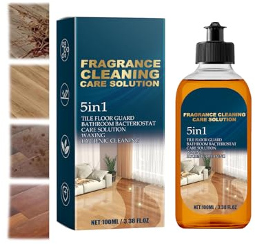 5-in-1 Bodenreiniger für Hartholz und Fliesen, Mehrzweck-Reinigungslösung, 100ml Bodenreiniger Fleckenentferner mit Polier- und Entkalkungsfunktion