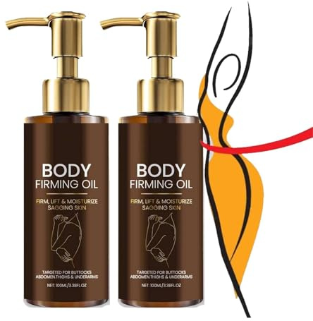 Olio rassodante magico per il corpo, lozione idratante rassodante per il corpo, oli da massaggio per rughe e smagliature, rassodante e levigante per la pelle (2pcs)