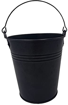 Luxshiny Seau à Graisse pour Gril en Acier Inoxydable 5l pour Barbecue Extérieur Poignées Robustes, Seau De Récupération De Graisse Pratique pour Camping Et Jardin