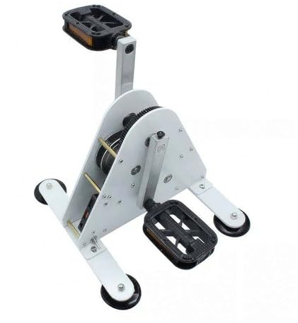 Generador de Pedal portátil, generador de Bicicleta de 50 W/100 W, Salida de CC de 1 a 35 V, generador de manivela silencioso, con Interfaz USB Doble/fácil de Transportar