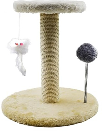 Albero per gatti – da arrampicata per gatti, albero da graffiare, albero per gratta e gratta – Centro giochi per gattini per animali domestici, alberi da gatto con sfera a molla in piume
