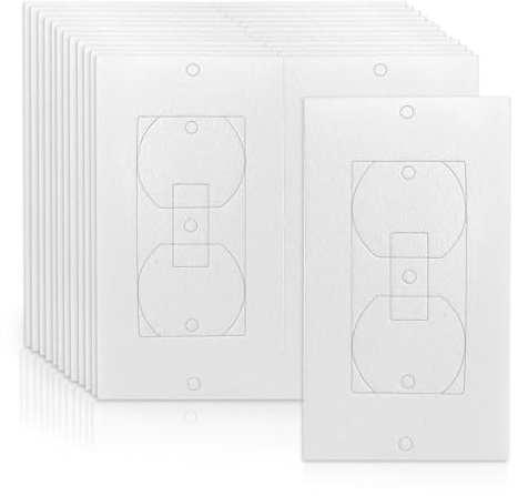 Birllaid Wall Outlet Insulation Gasket Wall Plate Foam Gasket Pads, 26 Pack