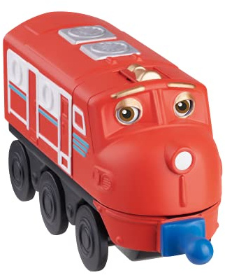 Chuggington Leksaksleksaker för 3+ år gamla | Look Alive Chuggers enkelpack | Wilson | leksakståg med överraskningsrörelsefunktion | Frirullande hjul | 9,5 cm skala