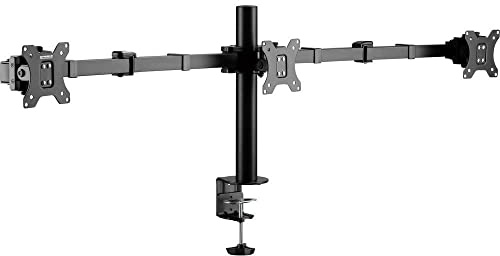 SpeaKa Professional Monitorfäste SP-MM-230 3 Skärm(ar) 43,2 cm (17) - 68,6 cm (27) Svart Justerbar i höjd, Tiltbar, S