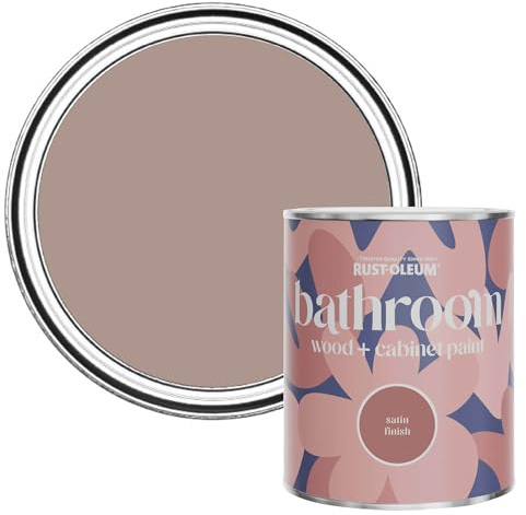 Rust-Oleum Pink Moisture Resistant Bathroom Wood & Cabinet Paint In Satin Finish - Haversham 750ml