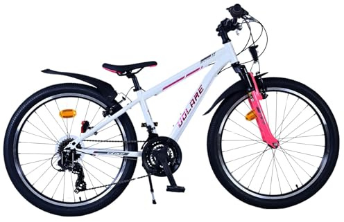 Volare XC Race Kinderfahrrad - 24 Zoll - 21 Gang - Weiß Pink