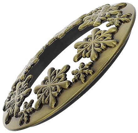 BEBEMOKO Snowflake Christmas Candle Cup Lid Aromatherapy Decorative Lid for Jar Zinc Alloy Topper