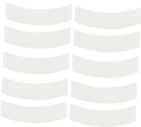 Healeved 10stücke Haarverlängerungsband Doppelseitiges Klebeband Für Perücken Haarteile Rundung Vorne Band Befestigung Für Kopfhaare Und Kleidung