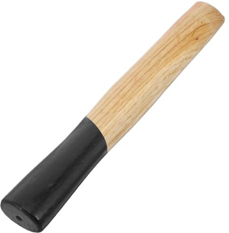 Gatuida Wooden Hammer Handle Replacement for Japanese Hammer and Axes, Square Head Design, Precision Striking, Removable Wooden Handle Suitable for Outdoor, Camping and Workshop Use