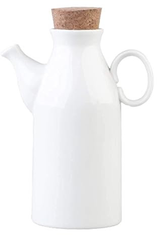 Bouteille distributrice d'huile d'olive et de vinaigre, huilier en céramique pour la Cuisine, Distributeur d'assaisonnement Liquide 800 ML pour la Maison et la Salle à Manger
