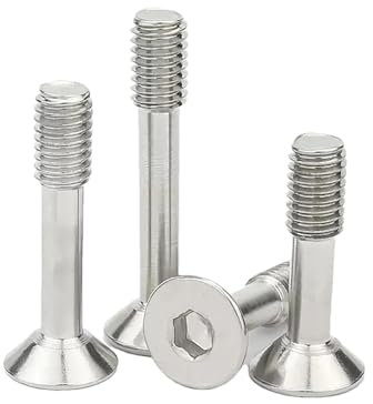 Senkkopfschraube mit Innensechskant, Flachkopf, Edelstahl 304(2pcs M8x20)