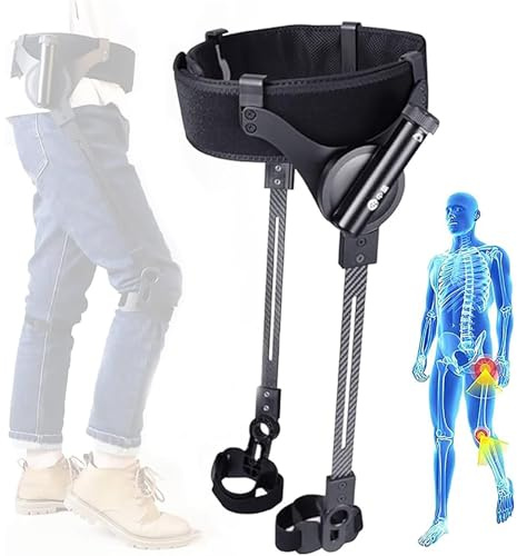 DWSSX Gehhilfe zur Unterstützung der unteren Gliedmaßen, elektrische Gehhilfen, Rehabilitationstraining, Bein-Gehtraining for Erwachsene und ältere Menschen(S)