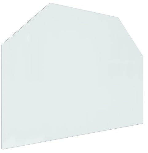 Kangmusi Kaminofen Glasplatte Sechseck 80x60 cm,324140