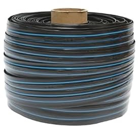 DI GIULIO SRL Manichetta Gocciolante per Irrigazione, 16mm, 8 mil, 2 L/h, 100-200 Metri, per Colture, Ortaggi, Giardino, Floricoltura (200 m passo 30 cm)