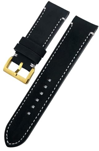 23mm 22mm echtes Rindsleder-Uhrenarmband für Tudor Black Bay Bronze handgefertigtes braunes Leder-Uhrenarmband