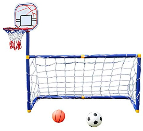 DAWTHTW And Football Combination Is to Carry and Entertain Kids Basketball Hoop