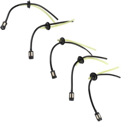 5 PCS Tuyau d'essence Tuyau d'essence débroussailleuse pour coupe-bordures, débroussailleuses, tronçonneuses avec filtre à carburant de réservoir, Autres Soupapes