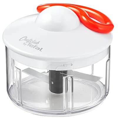 Tefal K1740405 Hachoir Manuel | by Chefclub | 5 Sekunden manueller Zerkleinerer | Kunststoff