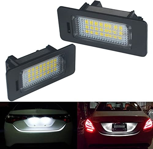 FanPaYY - Lámpara de matrícula para E39, E60, E70, E90, E61, E71, E82, E88, E91, E92, E93, Xenon, color blanco