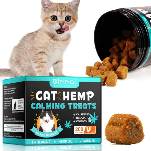 Calming Treats For Cat & Dog, Pets Purest Soft Calming Chews for Anxiety, Stress Relief, Delicious & Healthy Snack for Cats- Chicken Flavour(200g, 200 counts)