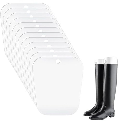 10 Stück Stiefelspanner Damen,Stiefelformer Formeinsätze Kunststoff Stiefel Ständer Stiefelform Einsätze Hohe Stiefelstütze Biege und Faltenvermeidung, Boot Shaper für Damen und Männer, 10 Zoll