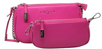 Gaelle Sacoche Sac À Bandoulière Mini Shoulder Sac à Main Simili-cuir Lisse Logo Tpu GAACW00061, fuchsia, Taille unique