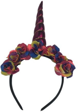 SHOWERORO Einhorn-stirnband Für Halloween Leicht Und Bequem Cartoon-kopfschmuck Für Party Und Festival
