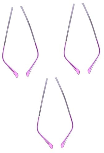 Healeved 3paare Ersatzbügel Für Brillen Universelle Metallbügel Rutschfest Für Sonnenbrillen Und Korrekturbrillen Installieren Modisches Design Für Brillenaustausch
