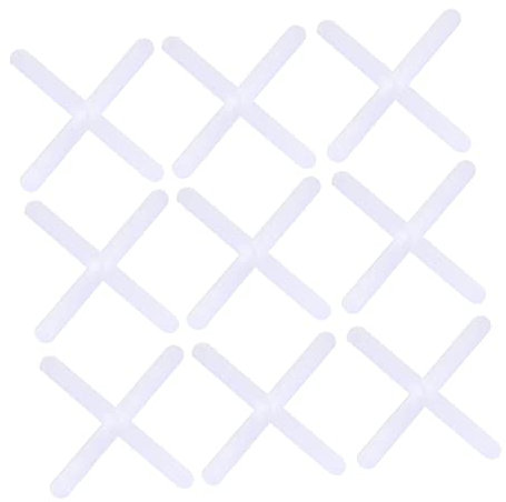 Mipcase 2000pcs Tile Spacers Ceramic Floor Wall Cross Tile Spacers Grout for Tiling