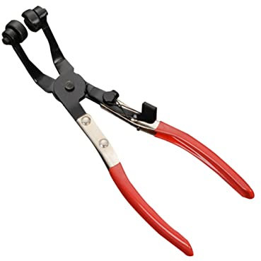 SHINEOFI Flexible Hose Clamp Pliers for Automotive Repair Swivel Design for Radiator and Brake Coolant Pipes Sturdy Bundle Clamp Removal Tool