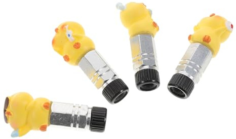 JOINPAYA 4 Piezas Tapas Forma de para Bicicletas y Coches Decorativas y Luminiscentes para Tipo de Válvulas