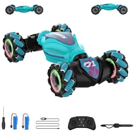 Ferngesteuertes Auto ab 8-12 Jahre 4WD RC Drift Stunt Car Ferngesteuertes Auto Stunt Car mit Handsteuerung Spielzeug 2,4 GHz 360° Drehung Crawler Offroad Junge Mädchen Weihnachten Geburtstag Geschenk