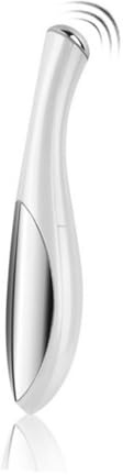 Massaggiatore Occhi Mini Elettrico, Penna per Massaggio Occhi, Bianco ABS | Massaggio Occhi, Mini Massaggiatore Oculare Facciale, Design a Induzione Intelligente, Cura Viso