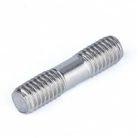 FJQFHH Tige filetée Double en Acier Inoxydable 304, Goujons filetés à Double extrémité en Acier Inoxydable 316 M6-M12 40-150 mm(100mm M6 2pcs)