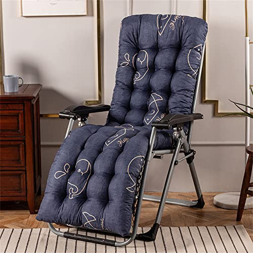 Morbuy Cojín para Tumbona de Jardín, Suave y Cómodo Cojín Reclinable Colchoneta Tumbona Exterior Ideal para Tumbonas, Sillas y Hamacas (48x170cm,Ballena)