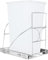 GAESHOW Deslizador de Bote de Basura para Gabinete de Cocina, Sistema Basura Extraible Cocina, Cubo Extraíble Debajo del Fregadero para Cocina, Restaurante, Cafetería (bote de basura no incluido)