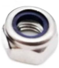 2/5/10/25 Stück M2 M2.5 M3 M3.5 M4 M5 M6 M8 M10 M12 M16 304 Edelstahl Schwarz Nylock Mutter Kontermutter Sechskant Nyloneinsatz Selbstsichernde Mutter (Color : 304 stainless steel, Size : M16 2pcs)