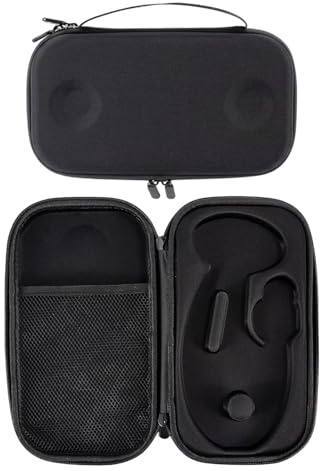 Hard Stethoscope Case for 3M Littmann Classic III,Lightweight II S.E, MDF Acoustica Stethoscope,Large Stethoscope Travel Case Compatible with Mesh Bag for Nurse Accessories Gauze (Black)