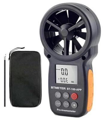 BT-100-APP,Digital Anemometer Tester With Mobile APP Wind Speed Measurement Meter Measure Temperature Tester tools
