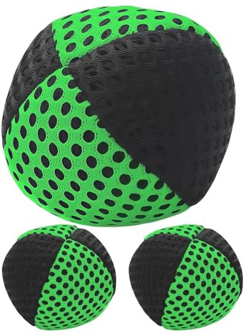Générique Palloncini da Footbag - 3 palline traspiranti a sabbia - Footbag di allenamento per giochi di gruppo, sport all'aria aperta, spiaggia, , adolescenti, principianti, viaggi, compleanno