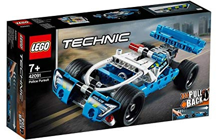 Technic Lego Polizei-Verfolgung Auto 42091 Bauset, Neu 2019 (120 Teile)