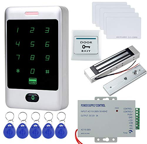 Dongyang Kit di Sicurezza Tastiera in Metallo Touch Control Accessi RFID Autonomo (with 180KG Magnetic Lock)