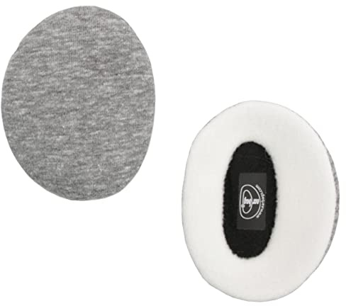 Earbags Ohrenwärmer Standard, grau meliert, M, earbags Fleece