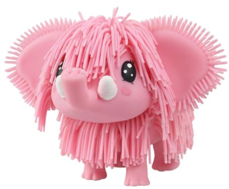 eolo Jiggly Pets Elefante Rosa Interactivo Elefante Electrónico Juguete con Sonidos, Música y Movimiento, Juguetes Animales Interactivos Mascotas Juguete para Caminar